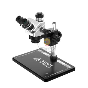 Luowei TR01-B3TV Trinocular Stereo Microscope 7-50X Microscope HD Continuous Zoom Microscope