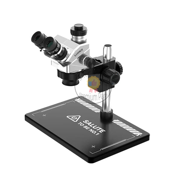 Luowei TR01-B3TV Trinocular Stereo Microscope 7-50X Microscope HD Continuous Zoom Microscop1