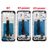 Replacement LCD Display Touch Screen With Frame for Motorola Moto E7 E7i Power
