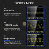 Tooltop ET2010A Digital Oscilloscope Multimeter 1Mhz 2.5MSps Color Handheld Oscilloscope AUTO Waveform Electronic DIY Tools