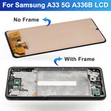 Replacement AMOLED Display Touch Screen With Frame for Samsung Galaxy A33 5G A336 A336E A336B