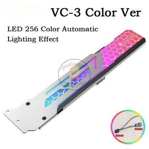 Jonsbo VC-3 Graphics Card Color Version Luminated Bracket LED Automatic Lights Transformation