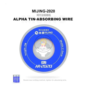 MiJing Alpha Tin-Absorbing Wire Desoldering Braid Solder Remover Wire Soldering Wick