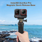 Puluz PU965B Magnetic Quick Release Mount for Sports Camera Magnetic Adapter Mount Aluminum Alloy for Insta360 Ace/ Ace Pro