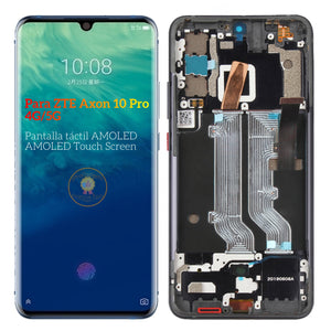 Replacement AMOLED Display Touch Screen With Frame Assembly For ZTE Axon 10 Pro 4G 5G A10P3251 A2020