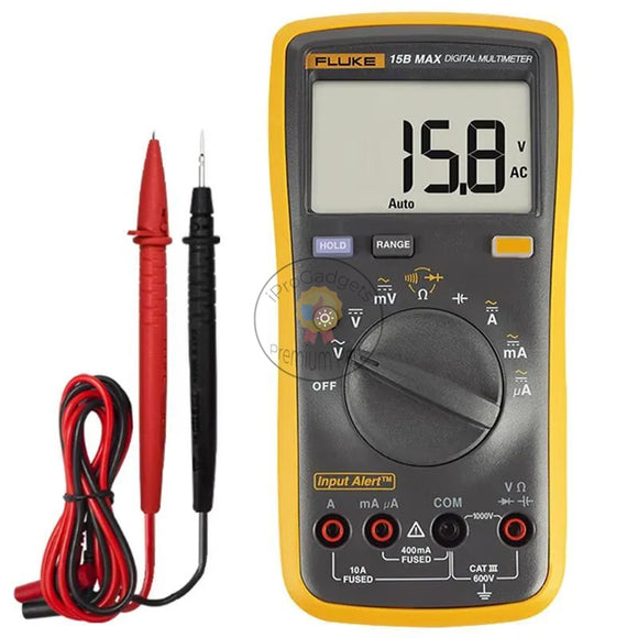 Fluke 15B Max/ 17B Max Professional Inteligent Multimeter Digital Multi Tester Current Polymeter Transistor Auto Range Digital Multimeter