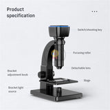 Digital Microscope 2000X HD WiFi Dual Lens Portable Multi-Angle Camera Microscope for Welding Circuit Board Maintenance