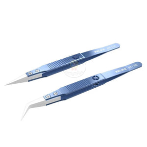 Relife RT-11E/RT-15E Precision Titanium Alloy Anti-static Ceramic Tweezers for Mobile Phone Maintenance Tools