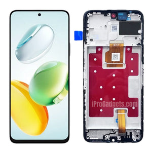 Replacement New Display for Honor 200 Smart 5G ALT-NX1 X7c LCD Touch Screen Digitizer With Frame Assembly