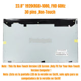 23.8 inch HD LCD Screen Display Panel for All In One HP 24-D 24-dd1006 24-dd0020la Grade A Full Tested