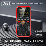 Tooltop ET2010A Digital Oscilloscope Multimeter 1Mhz 2.5MSps Color Handheld Oscilloscope AUTO Waveform Electronic DIY Tools