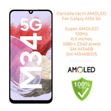Replacement AMOLED Display Touch Screen For Samsung Galaxy M34 5G SM-M346B