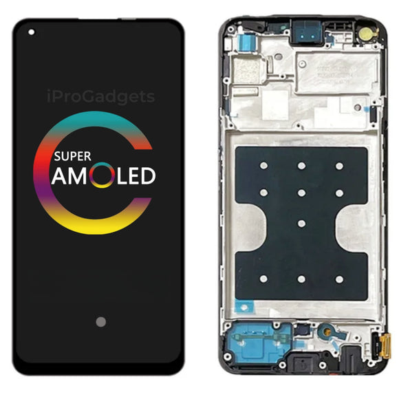 Replacement New Display For Oppo Realme 7 Pro RMX2170 RMX2176 AMOLED Touch Screen With Frame Assembly