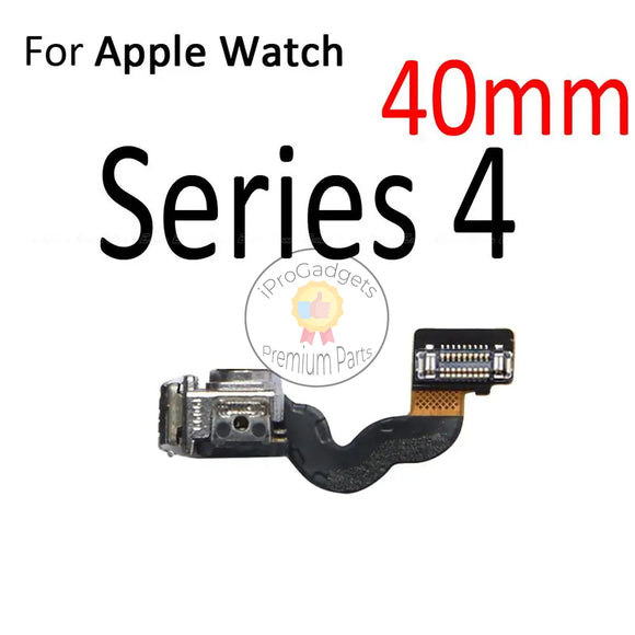 Frame Housing Button Nut Cover Rotating Crown Shaft Flex Cable for Apple Watch Series 4 40mm 44mm