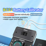 Aixun BC02 Battery Calibrator Dual Channel for iPhone 11 to 14 Pro Max Support Battery Charge and Discharge Cycle Test Health