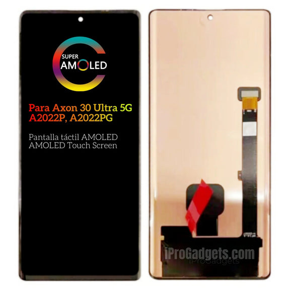 Reemplazo de pantalla AMOLED, montaje de pantalla táctil para ZTE AXON 30 ULTRA 5G A2022P A2022PG