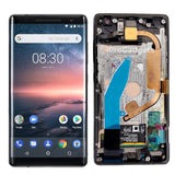 Replacement OLED Display For Nokia 8 Sirocco TA-1005 Touch Screen Digitizer With Frame Assembly Black