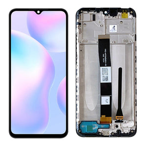 Pantalla táctil LCD de repuesto con marco para Xiaomi Redmi 9A 9C M2006C3LG M2006C3LI M2006C3LC M2004C3L