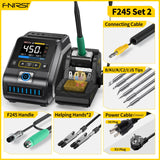 Fnirsi DWS-200 200W Rework Soldering Station C210/C245 Handle with Soldering Helping Hand Electronic Welding Repair Solder Tools