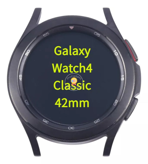 Replacement Display For Samsung Galaxy Watch4 Classic 42mm SM-R880 R885 LCD Touch Screen With Frame Black