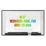 Replacement New Display N140HCA-E5B 14.0 inch 1920x1080 EDP 30Pins LCD Screen Matrix