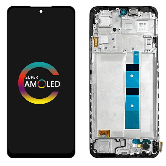Replacement AMOLED LCD Display Touch Screen With Frame for Xiaomi Redmi Note 12 4G 5G