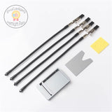 Aluminum Alloy Soldering Iron Holder Multi-Function with Four Auxiliary Arms