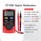 UNI-T UT120A UT120B UT120C Pocket Size Digital Multimeter Auto Range AC DC Current Mini Ammeter 4000 Counts Electric Multitester