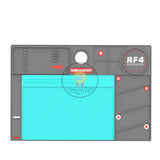 RF4 RF-PO2 Microscope Maintenance Mat Universal Heat Resistant Multifuctional Phone Repair Platform Soldering Silicone Mat