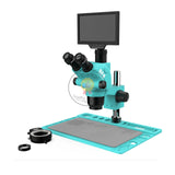 RF4 6.5X-65X Synchronous Continuous Zoom Triocular Microscope With 10 Inch HD WIFI Camera Display Monitor RF6565TVD2-YS010W