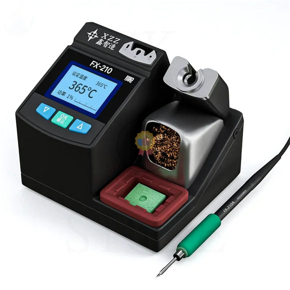 FX-210 Intelligent T210 Soldering Station XZZ with 3 OEM JBC Solder Iron Tips for PCB BGA Precision Welding T210 Rework Station