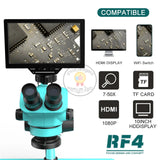 RF4 High Quality 10Inch Video Display Screen YS010W Observe Recorded PBC Phone Mobile Repair Tools Apply To Triocular Microscope