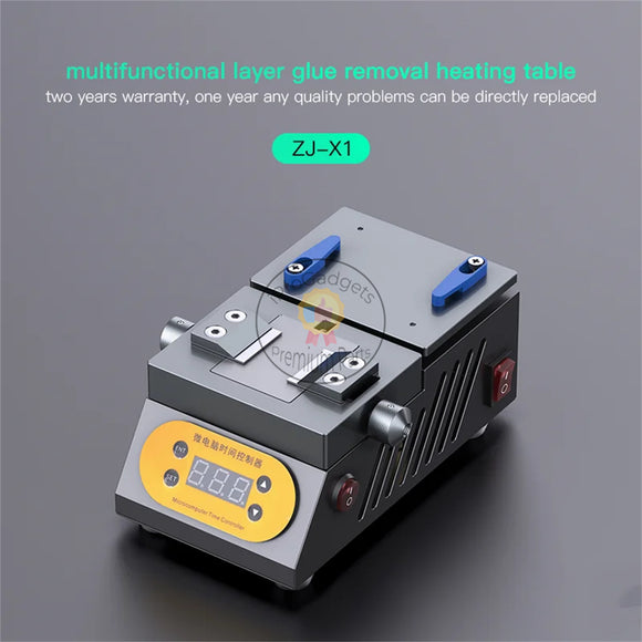 ZJ-X1 Universal Preheating Platform 2 In 1 Mobile Phone Motherboard Layering Tin Planting Glue Removal Heating Table Tool