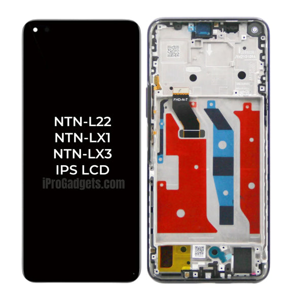 Pantalla táctil LCD de repuesto con marco para Honor 50 Lite NTN-L22 NTN-LX1 NTN-LX3 