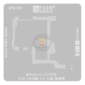 Amaoe X1V-012 0.12mm Middle Layer BGA Reballing Stencil for Sony Xperia 1 V