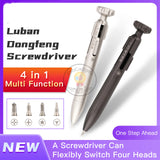 Luban LB Screwdriver DF-1 360°High-Speed Rotation Pen 4in1 Multi-function Screwdriver One Click Switch Phone Disassembly Tools