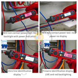 NI-T UT118C Pen-Type Meter True RMS AC/DC 600V Mini Digital Multimeter Electrical Tool Resistance Capacitance Frequency Diode