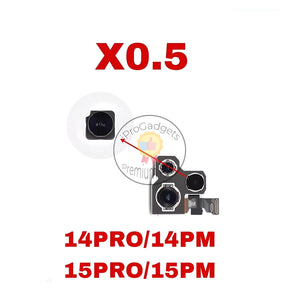 Replacement (X0.5) Rear Camera Blue Light Bead Lens for iPhone 14/15 Pro – 14/15 Pro Max