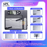 I2C T18 PCB Pre-heating Station for iPhone X-15Pro Max Android CPU Chip Degumming Motherboard Layered Desoldering Platform