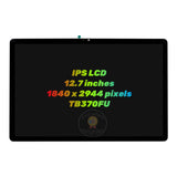 Replacement Display For Lenovo Tab P12 TB370FU 12.7 inch LCD Touch Screen Assembly Black