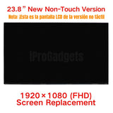 Pantalla LCD de repuesto de 23,8 pulgadas LM238WF2(SS)(M1) LM238WF2-SSM1 Pantalla FHD todo en uno versión no táctil