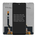 Replacement LCD Display Touch Screen Assembly For TECNO Pova 5G LE8 Pova LD7 LD7j Pova 3 LF7n Pova 2 LE7 LE7n