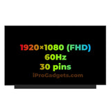 Replacement New Display For HP Victus Gaming 16-d0000 16-d0503la 16.1 inch RAW Panel LCD Screen FHD 60hz 30pins