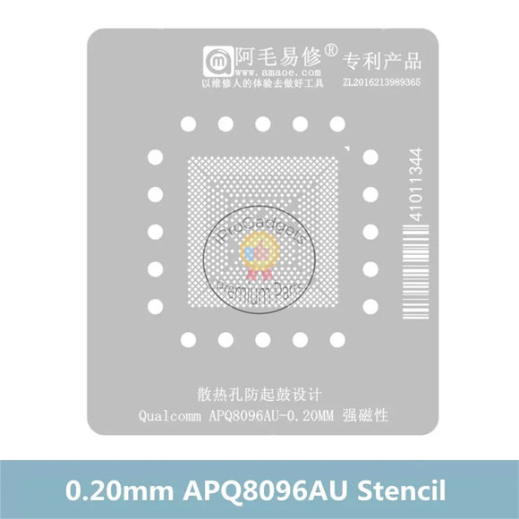 Amaoe 0.20mm Qualcomm APQ8096AU LED Light Source IC Chip BGA Reballing Stencil