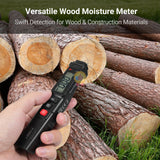 FY8861 Wood Moisture Meter Digital Wood Moisture Detector Professional 2 Pins Wood Humidity Tester Pen-Type Portable Timber