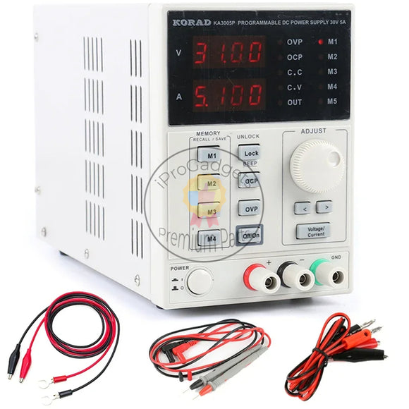 Korad KA3003D 30V 3A Adjustable Precision Digital Programmable Laboratory Switching DC Power Supply