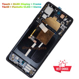 Replacement OLED Display For Motorola Moto S30 Pro 5G XT2243-2 Touch Screen With Frame Assembly Black