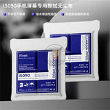 iFixes i5090 Soft 400PCS 10*10cm Dust-free Cloth Clean Wipes Cleanroom Wiper Durable Class 1-10000 For Phone Lcd Film Clean