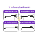 Earpiece Sensor Flex Cable for i2C i6S Programmer for iPhone 8 to 12 Pro Max