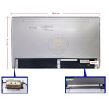 Replacement 23.8 inch LCD Screen For HP Pavilion 24-R006LA 24-R114 24-R124 All-in-One Display (1920 x 1080)